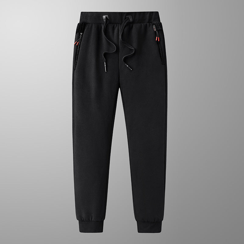 Plus Size Thick Track Pants Men's Lambswool