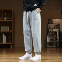 Solid Color Oversized Track Pants Men's Casual Pants Fashion