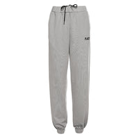 High-waist beam-leg track pants