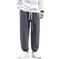Solid Color Oversized Track Pants Men's Casual Pants Fashion