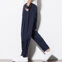 Autumn Harem Pants Menpure Linen Pants Linen Hemp Linen Pants Hip Hop Loose Vintage Long Pants Casual Joggers