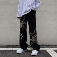 Wide Leg Track Pants Loose Straight Casual Pants